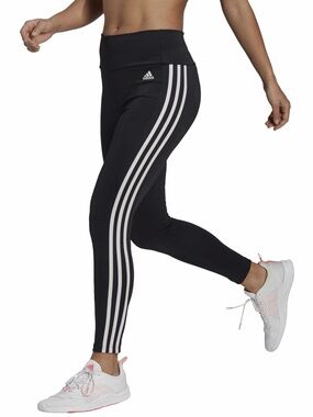 adidas climalite leggings with White Stripe detail